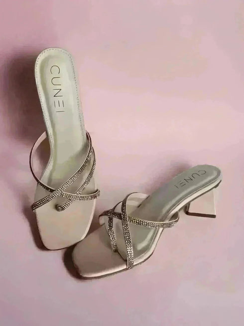 Dreamy Pastel Pink Heels - cunei